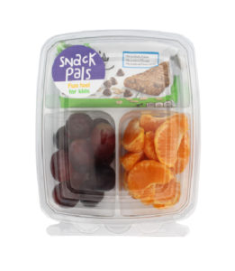 Snack Pals Grapes, Clementines and Chocolate Granola Bar