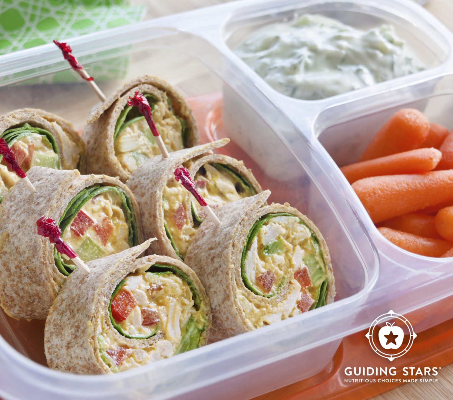 Mediterranean Chicken Salad Pinwheels Hannaford Snack Pals