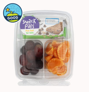 Snack Pals Grapes, Clementines and Granola Bar