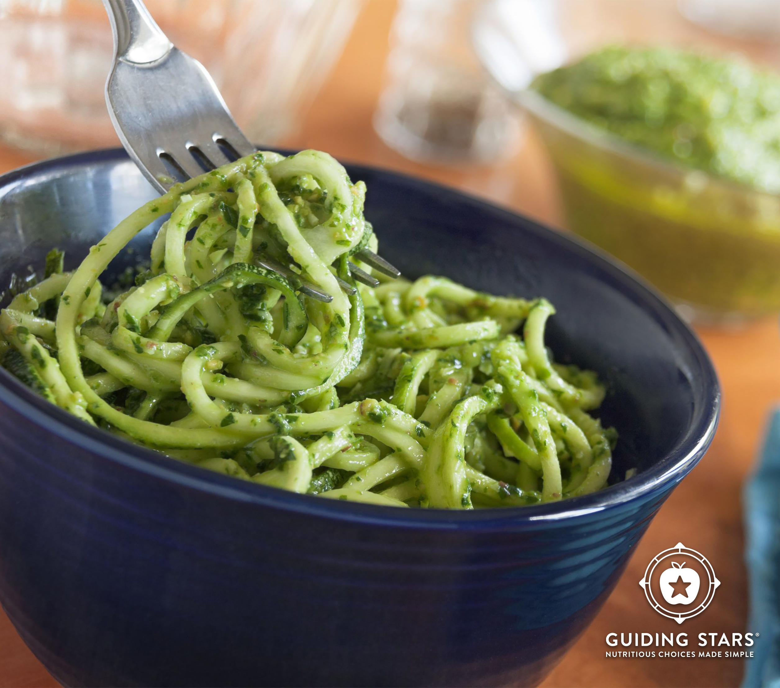 Zoodles With Pesto Hannaford Snack Pals